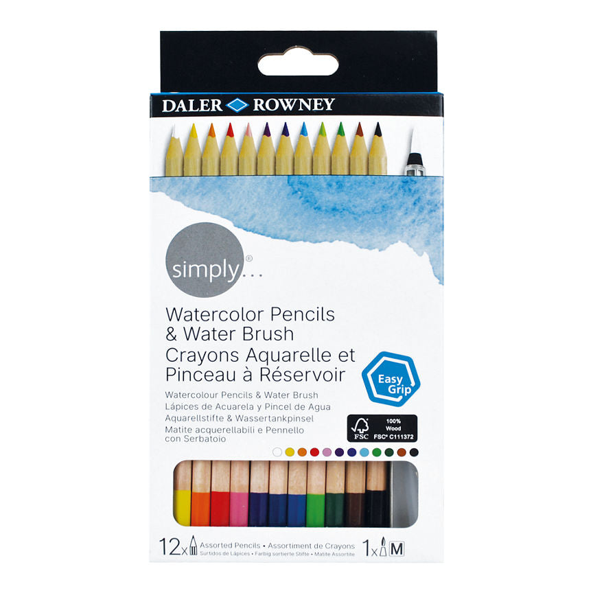 Simply Watercolour pencils Office Supplies ASDA   