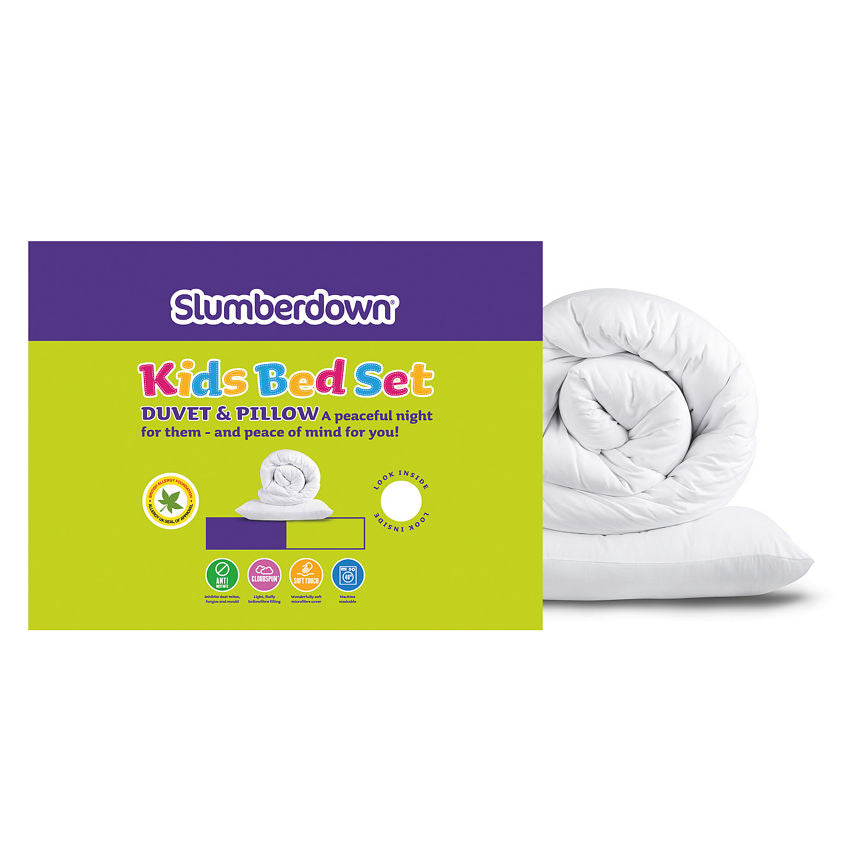 Slumberdown Kids Bed Set - 7.5 Tog Duvet & Pillows GOODS ASDA   