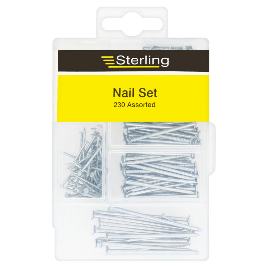 Sterling 230 Piece Nail Set