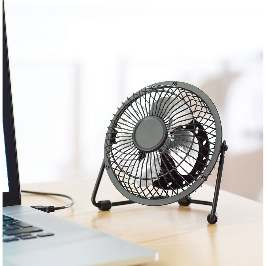 Fine Elements USB 4 Inch Desk Fan General Household ASDA   