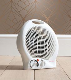 Eurosonic 2000 Watts White Upright Fan Heater General Household ASDA   