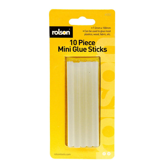 10pc Mini Glue Sticks 100 x 7.2mm - McGrocer