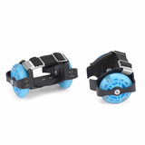 Xootz Roller Wheels - LED Black/Blue (3+ Years) GOODS ASDA   