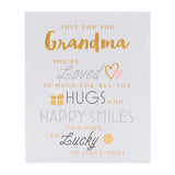 George Home Lettering and Icons Grandma Birthday Card - McGrocer