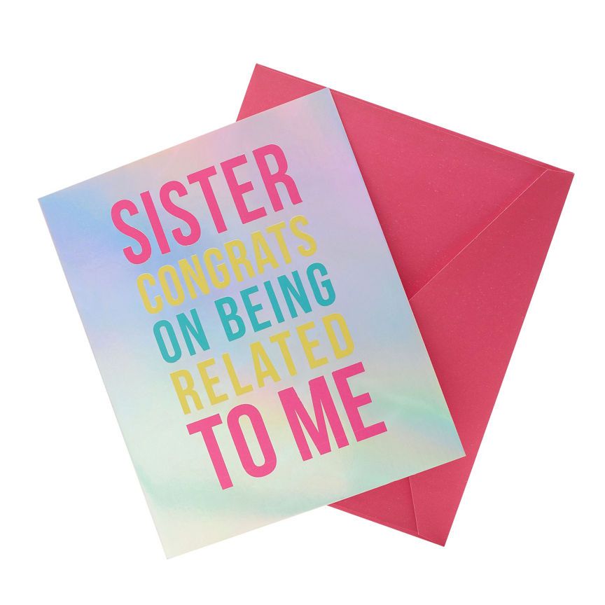 George Home Humourous Sister Birthday Card General Household ASDA   