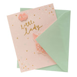 George Home Little Lady Birth Congrats Card - McGrocer