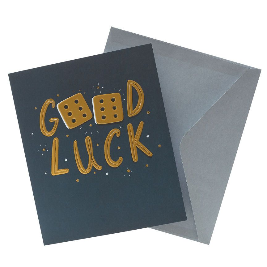 George Home Lucky Dice Good Luck Card General Household ASDA   