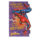 Disney Die Cut Spiderman Birthday Card General Household ASDA   