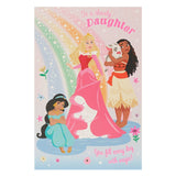 Disney Multi Princess Daughter Birthday Card General Household ASDA   