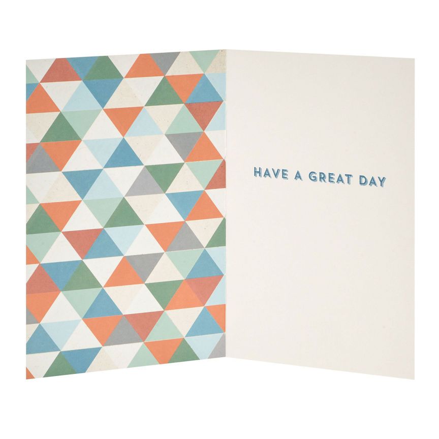 George Home Geometric Birthday Card General Household ASDA   