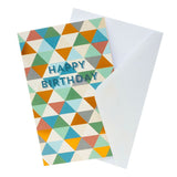 George Home Geometric Birthday Card General Household ASDA   