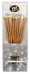 TNT Gold Glitter Mini Sparklers