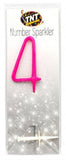 TNT Number 4 Pink Sparkler General Household ASDA   