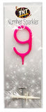 TNT Number 9 Pink Sparkler General Household ASDA   