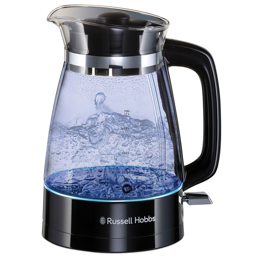 Russell Hobbs Classic Glass Kettle - Black