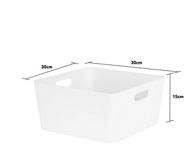 Wham Studio 15.02 Ice White Storage Box General Household ASDA   