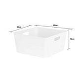 Wham Studio 15.02 Ice White Storage Box General Household ASDA   