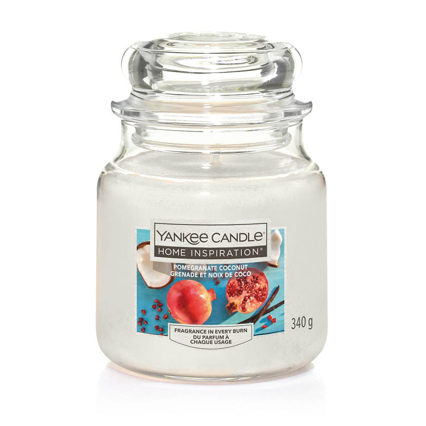 Yankee Candle Home Inspiration Pomegranate Coconut Medium Jar General Household ASDA   