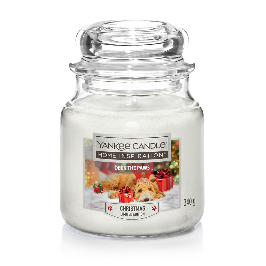 Yankee Candle Home Inspiration Home Inspiration Deck The Paws Medium Jar - McGrocer