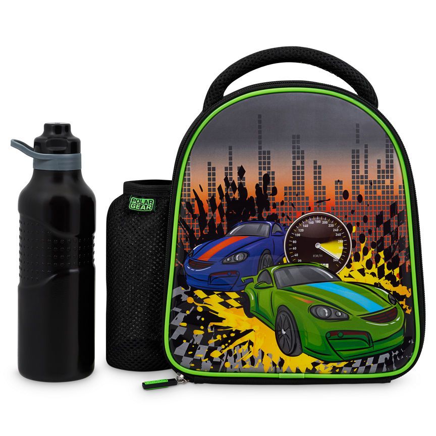 Polar Gear Cars Bag and Bottle Combo