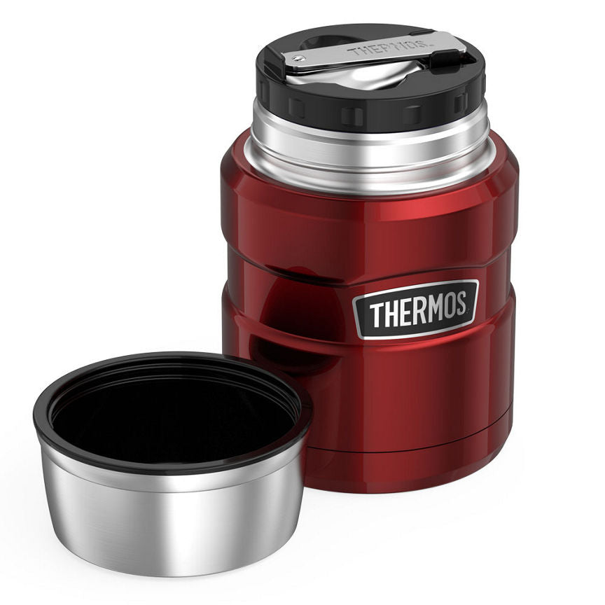 Thermos Stainless King™ Food Flask 470ml - Red General Household ASDA   