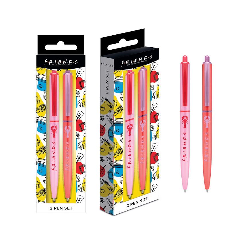 Friends Pen Set 2pk Office Supplies ASDA   