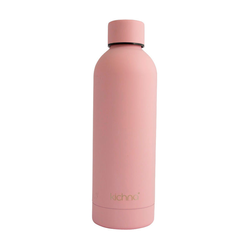 Zak Kichna Soft Touch Stainless Steel Bottle - Pink