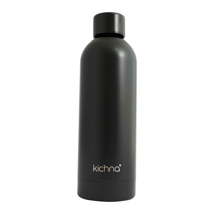 Zak Kichna Soft Touch Stainless Steel Bottle - Black