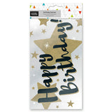 George Home Happy Birthday Foil Banner - McGrocer