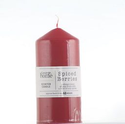 George Home Spiced Berries Medium Pillar Candle