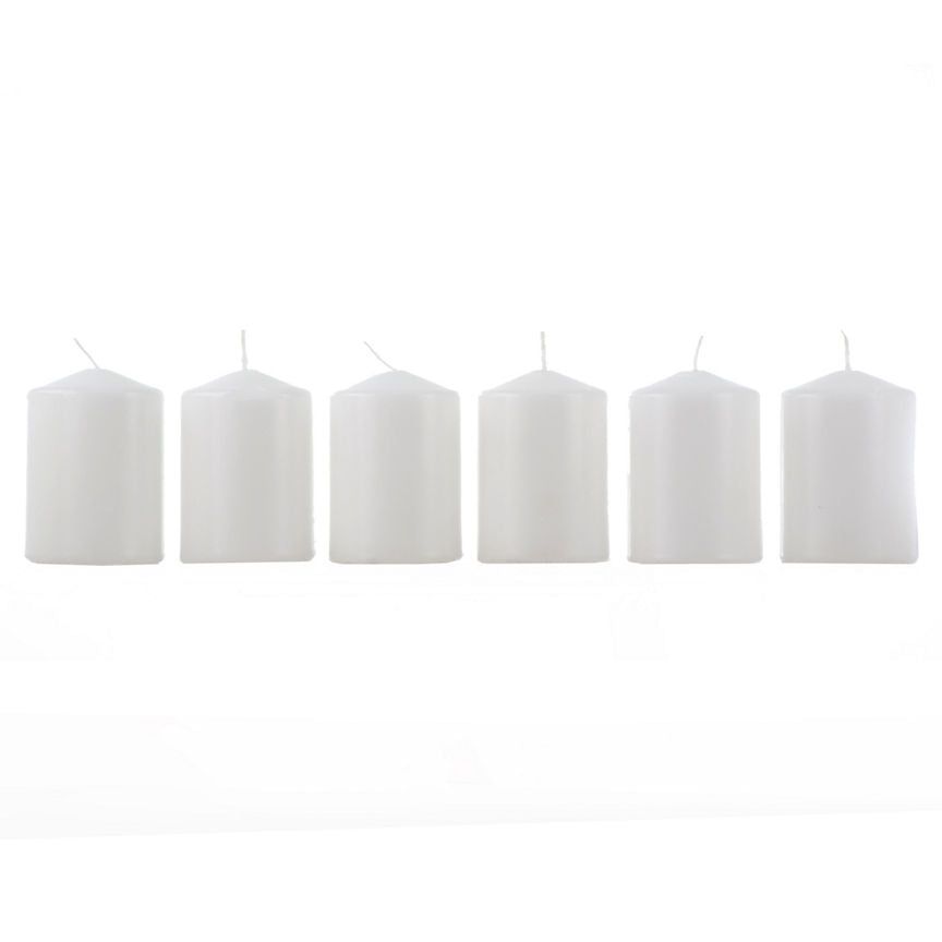 George Home Unscented White Pillar Candle