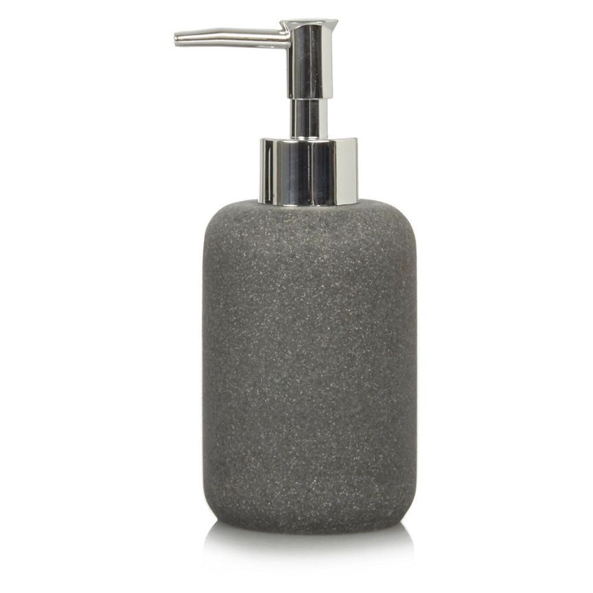 George Home Charcoal Sandstone Effect Soap Dispenser