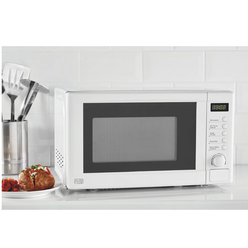 George Home 17L 700W Digital Microwave - White