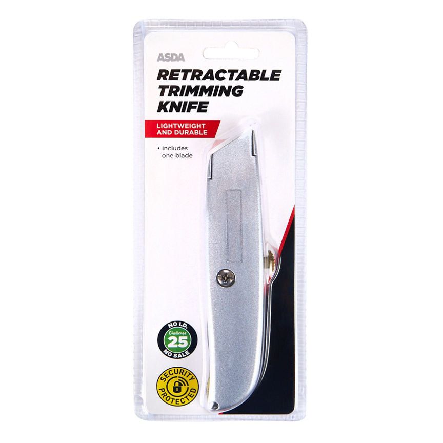 Hyper Tough Retractable Trimming Knife DIY ASDA   