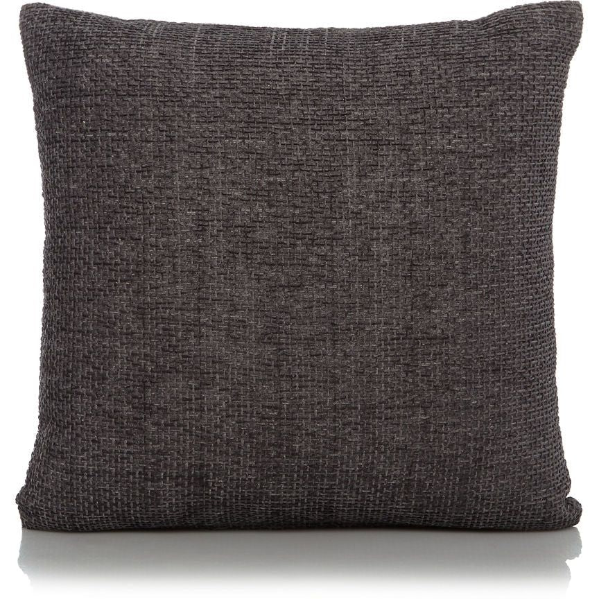 George Home Grey Super-Soft Checked Blanket