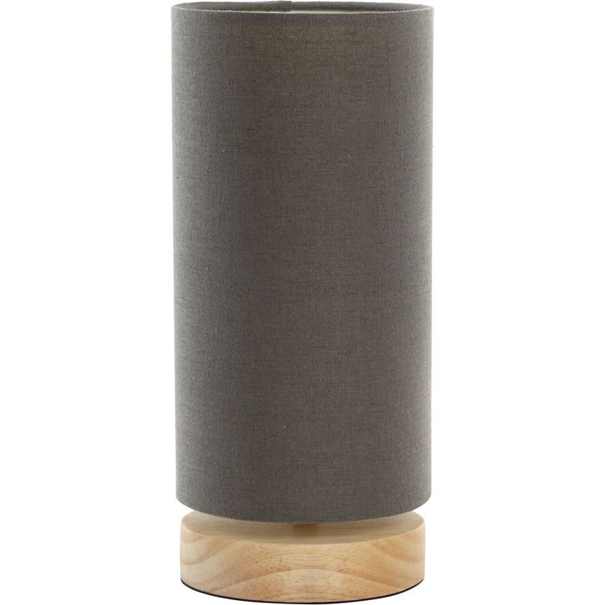 George Home Grey Cylinder Table Lamp