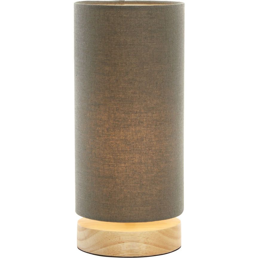 George Home Grey Cylinder Table Lamp