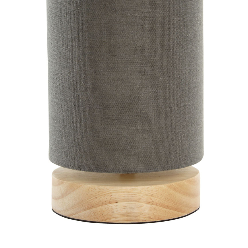 George Home Grey Cylinder Table Lamp General Household ASDA   