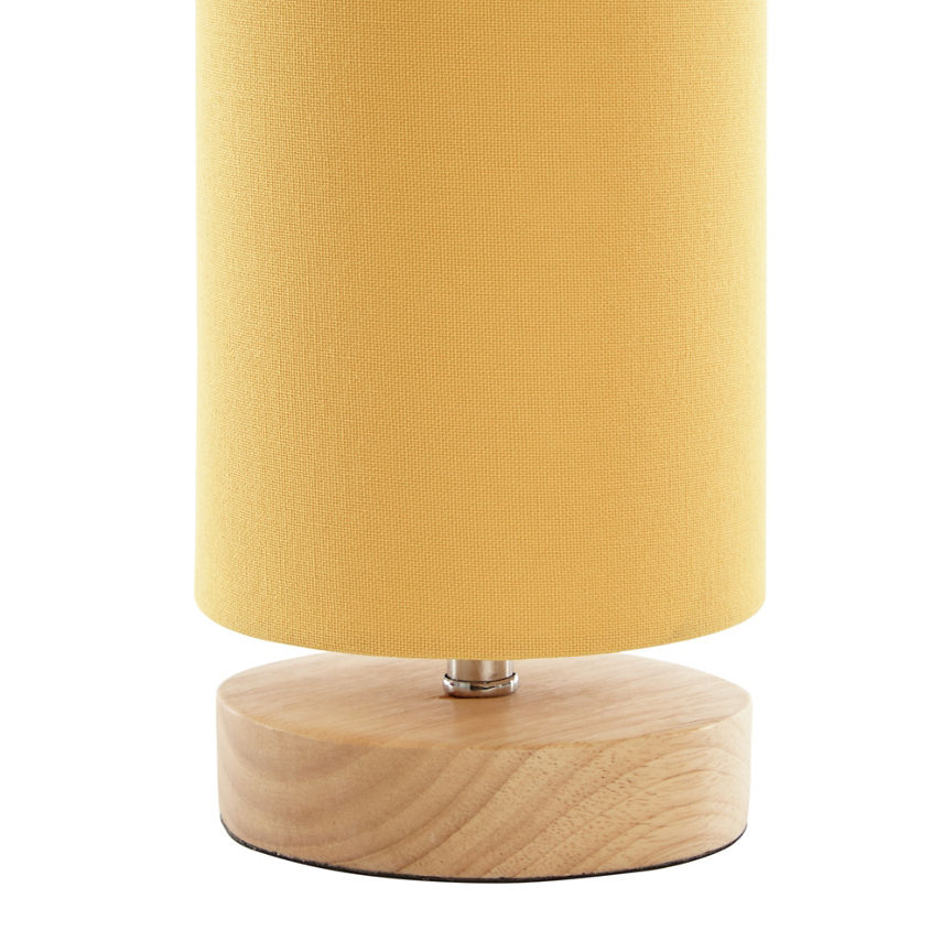 George Home Mustard Cylinder Table Lamp General Household ASDA   