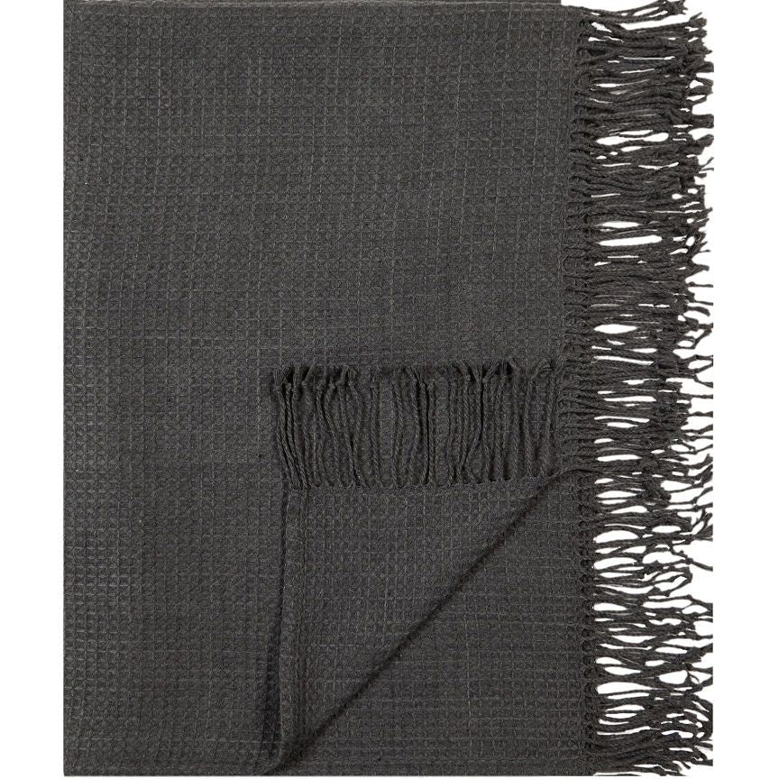 George Home Charcoal Waffle Throw