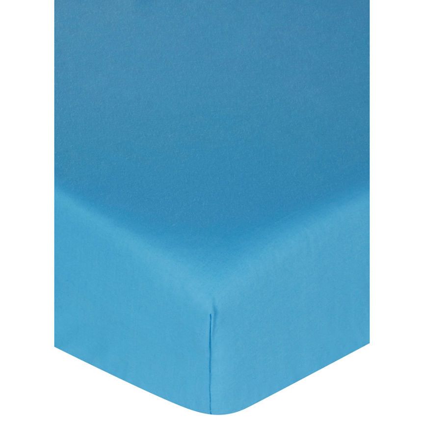 George Home Blue Fitted Sheet Toddler