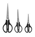 George Home Scissors 3 Pack Office Supplies ASDA   