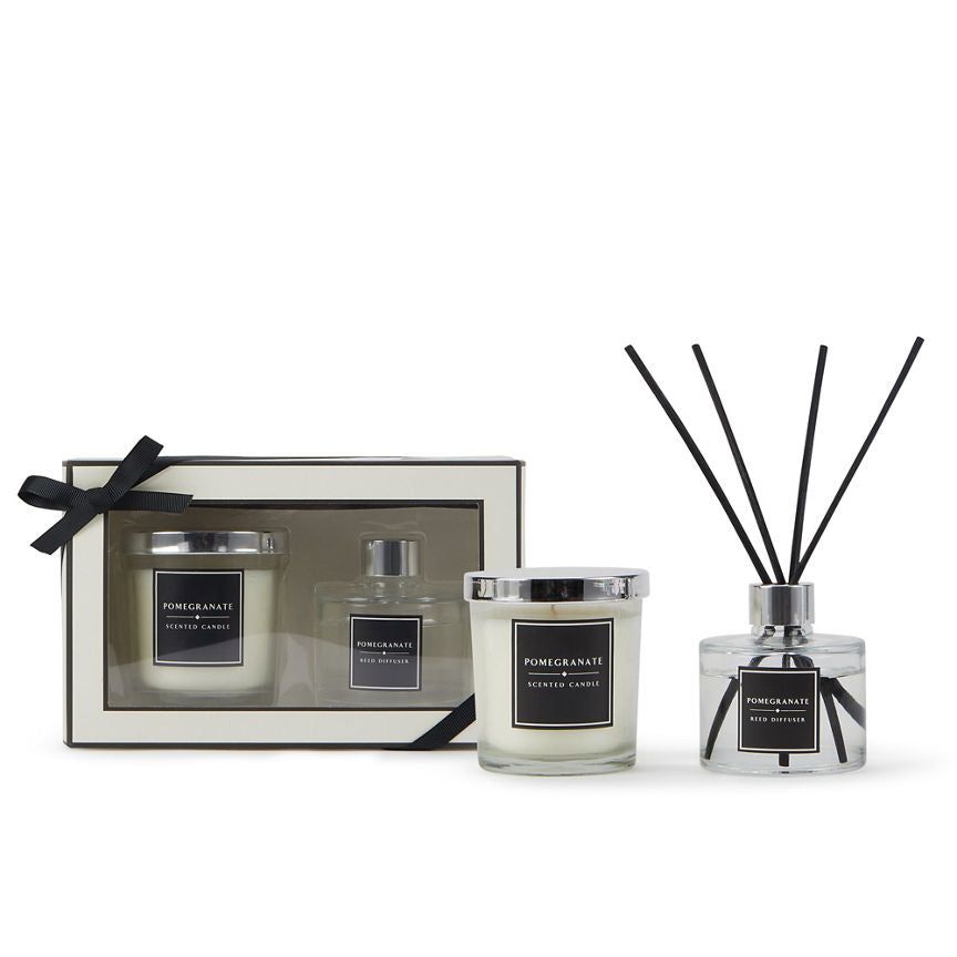 George Home Pomegranate Votive and Reed Diffuser Gift Set