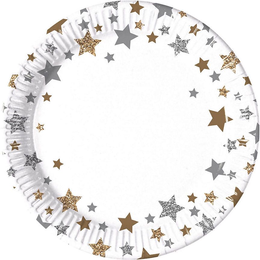 George Home Silver & Gold Star Plates