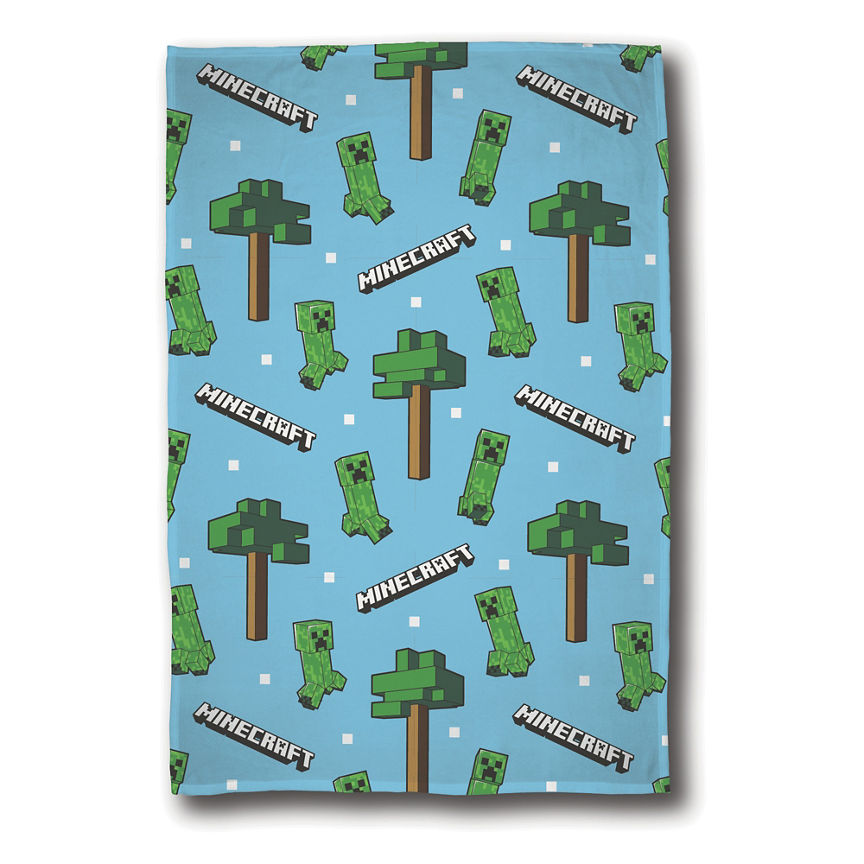 Minecraft Fleece Blanket General Household ASDA   