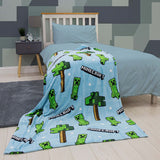 Minecraft Fleece Blanket General Household ASDA   