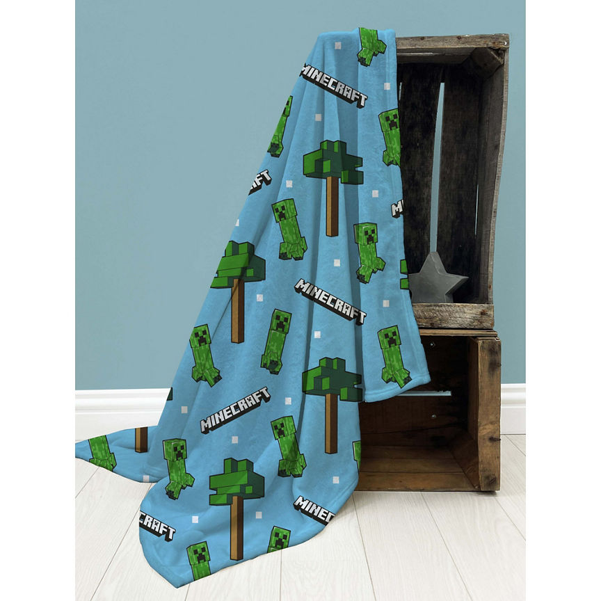 Minecraft Fleece Blanket General Household ASDA   