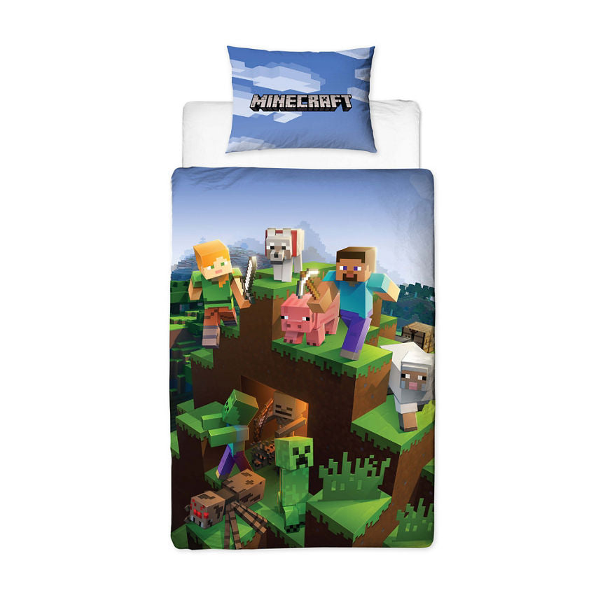 Minecraft Duvet Set General Household ASDA   