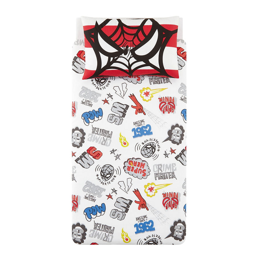 Marvel Spider Man Reversible Toddler Duvet Set