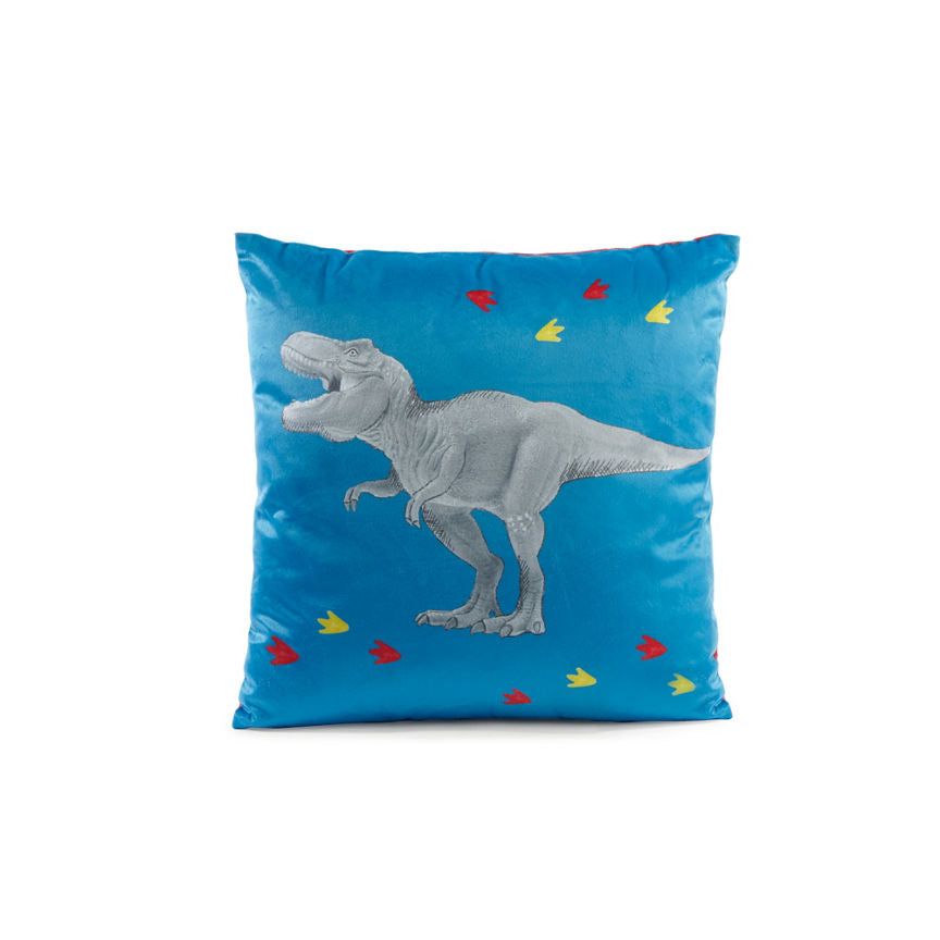 George Home Blue T Rex Cushion